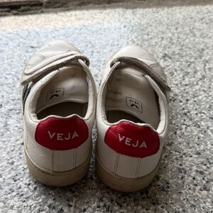 Veja Kids Sneakers with Red and White Design